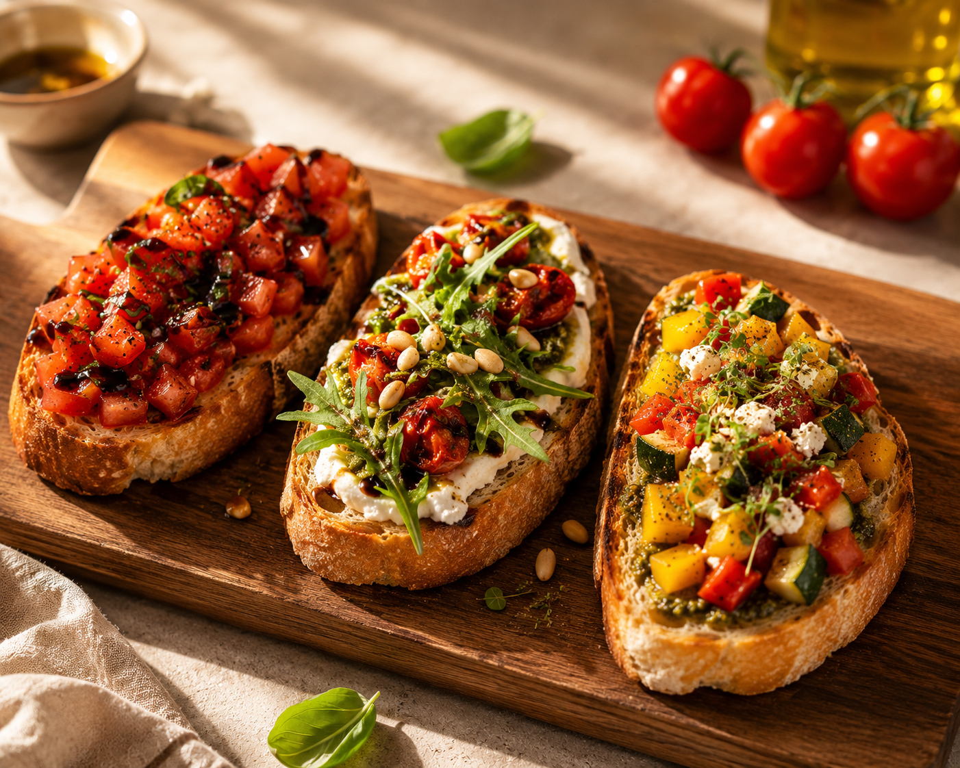 Bruschetta Trio