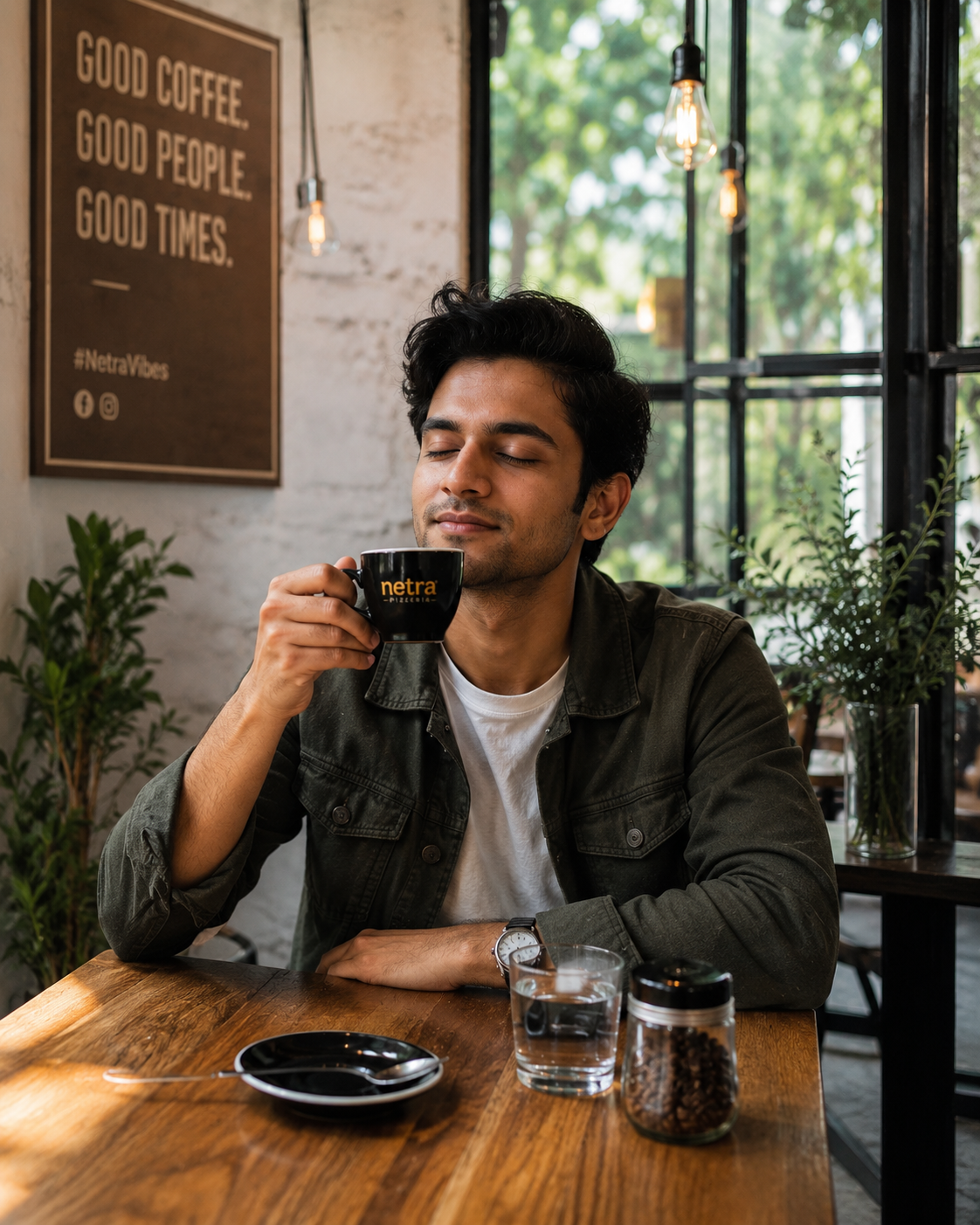Photo by Neil Kapoor — That crema though. Netra's espresso is pure poetry ☕