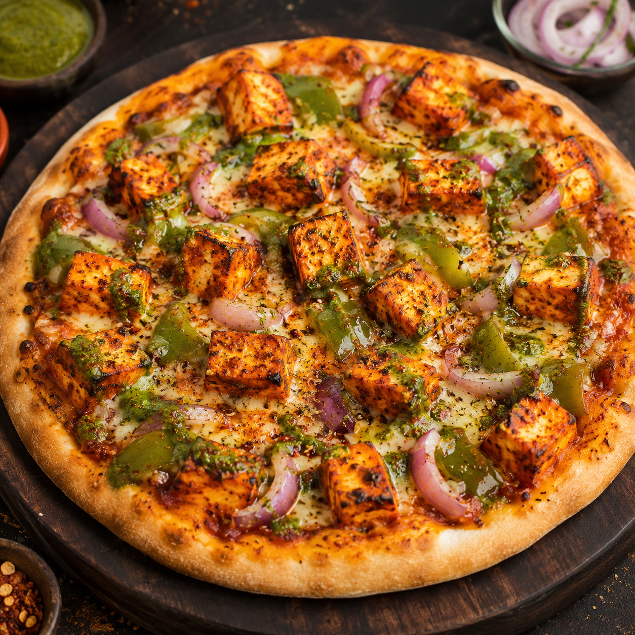 Paneer Tikka Pizza