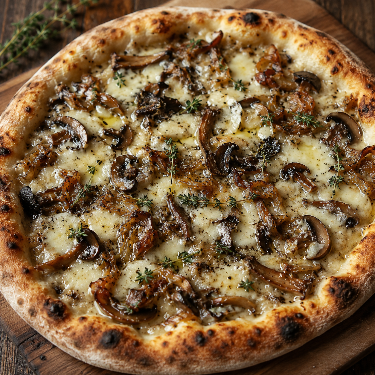 Truffle Mushroom Pizza